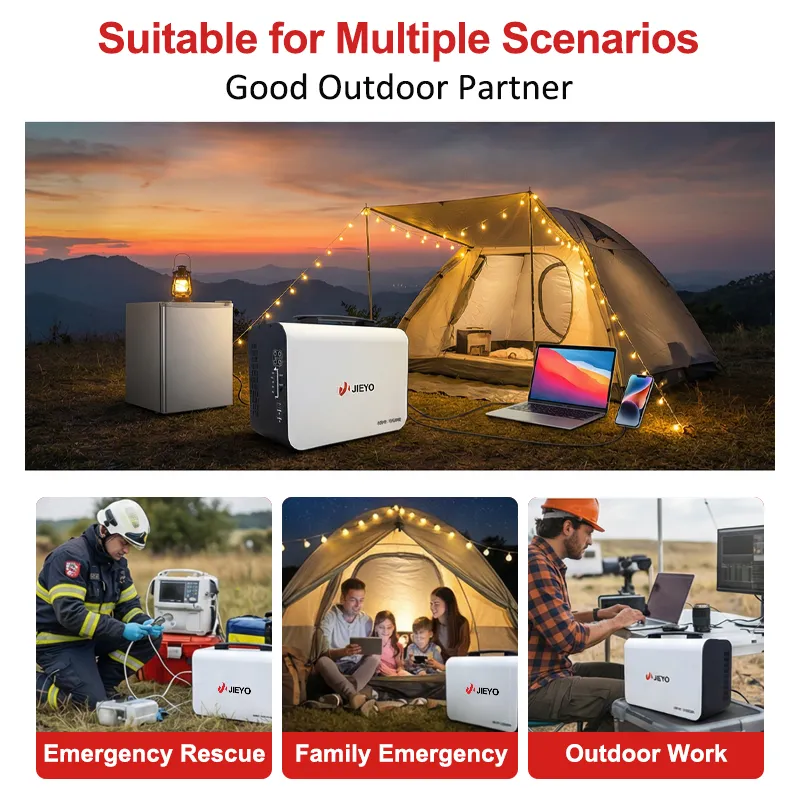 JIEYO Portable Power Station outdoor usage