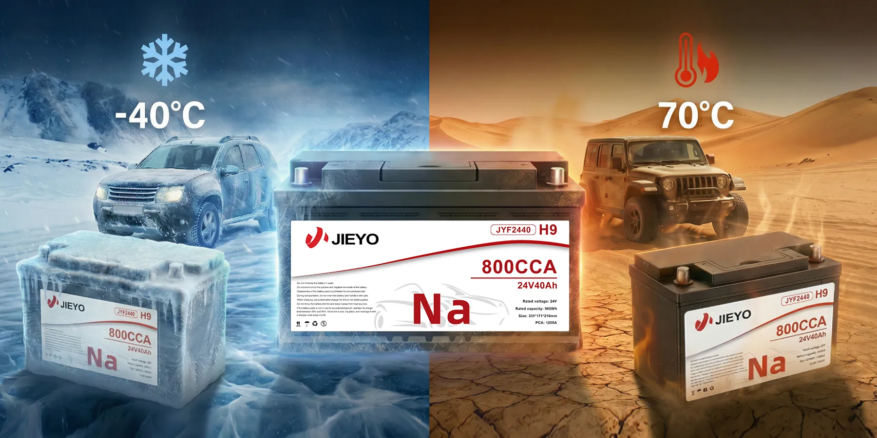 Extreme Weather Car Sodium-ion Battery